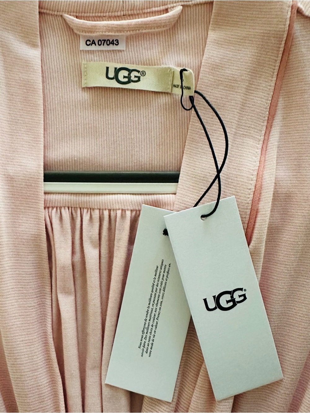 NWT UGG Blush Pink Lounge Robe, Small